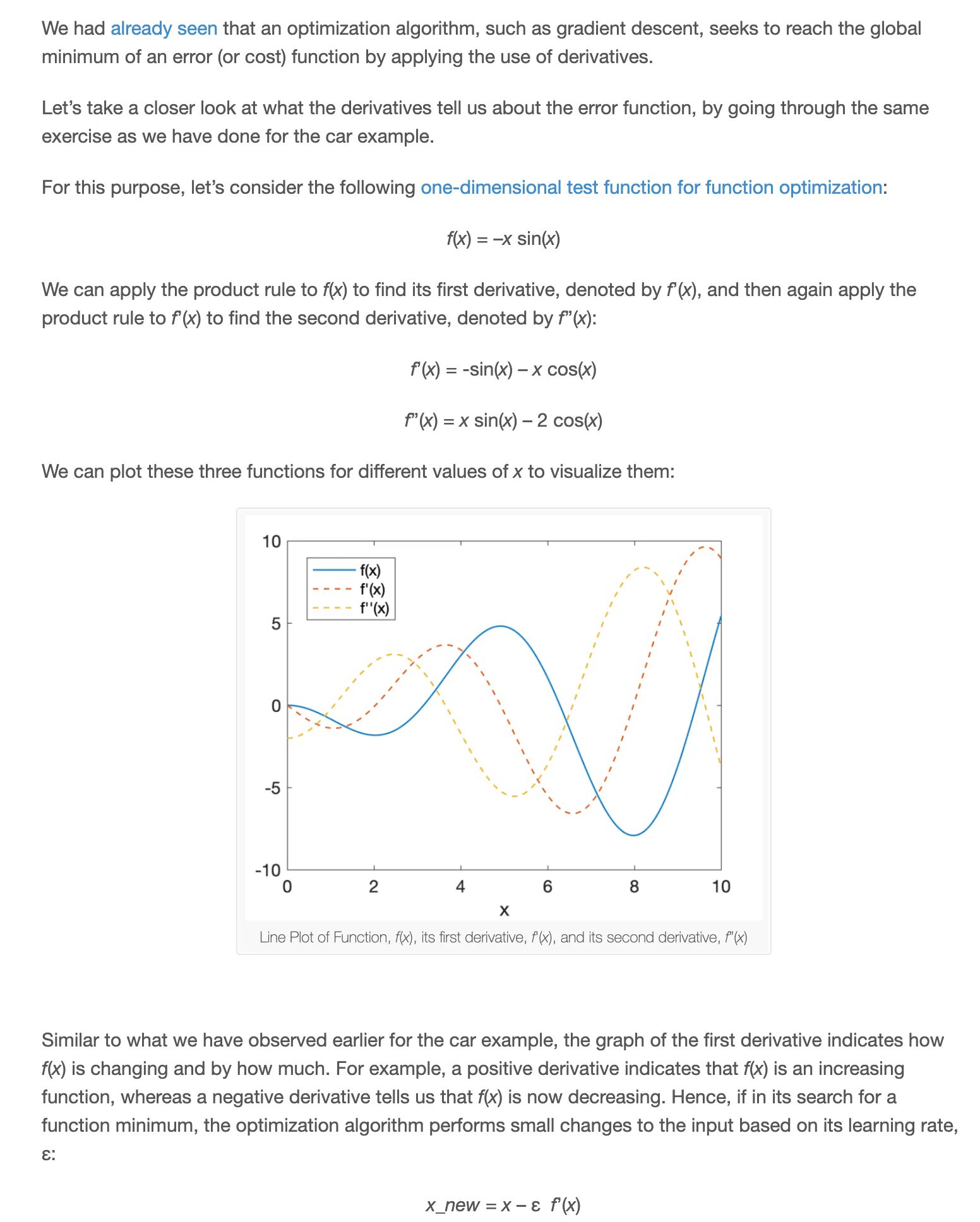 Stochastic Applications of Derivatives in Data Science