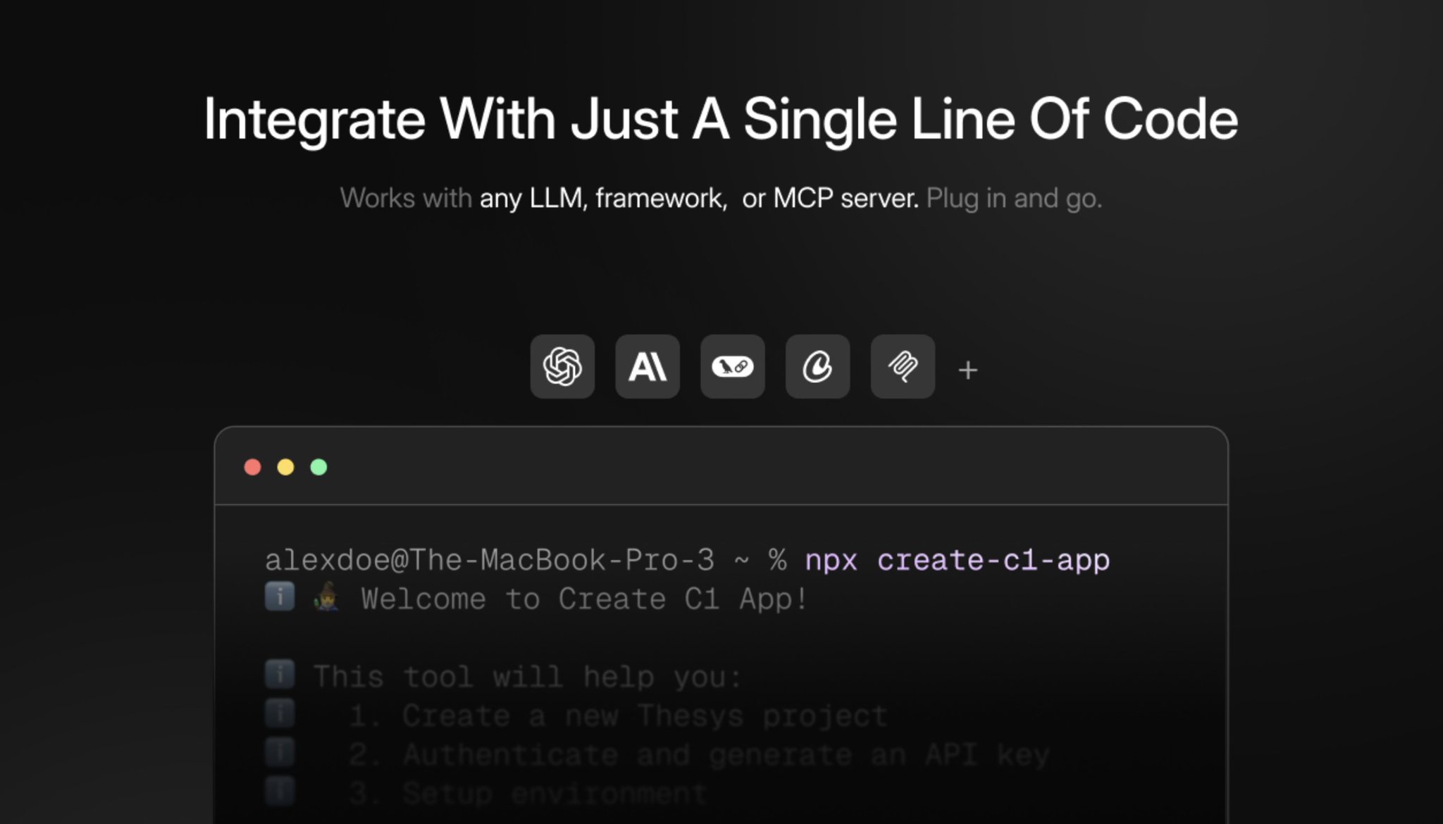 C1: Generative UI API for Dynamic Interfaces