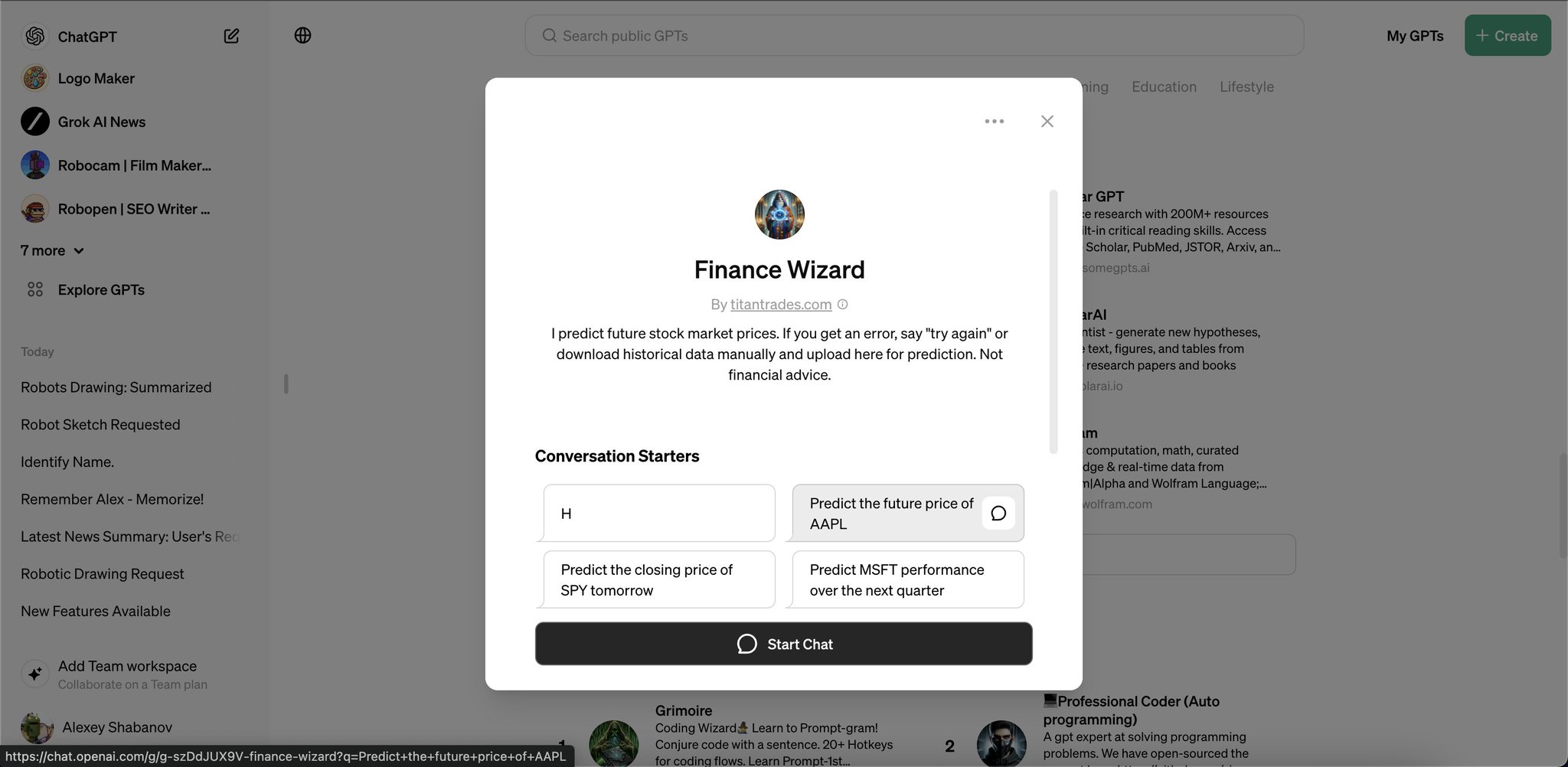 Observing UI and feature updates in the ChatGPT interface