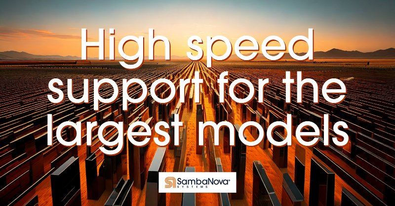SambaNova Cloud Achieves Record 250 Tokens per Second Inference