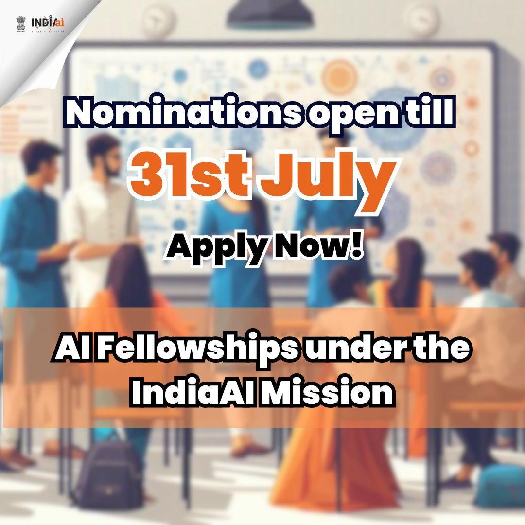 MeitY Launches AI Fellowships for B.Tech and M.Tech Students