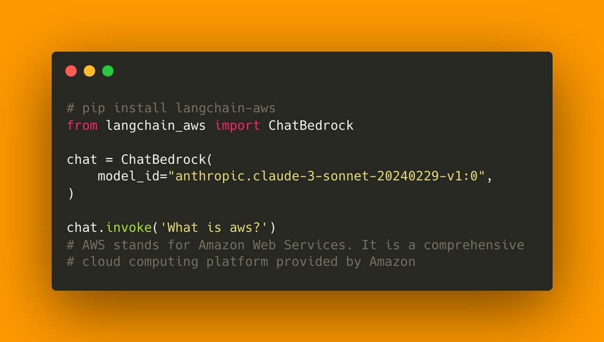 LangChain AWS Integration Launches Bedrock Chat Models