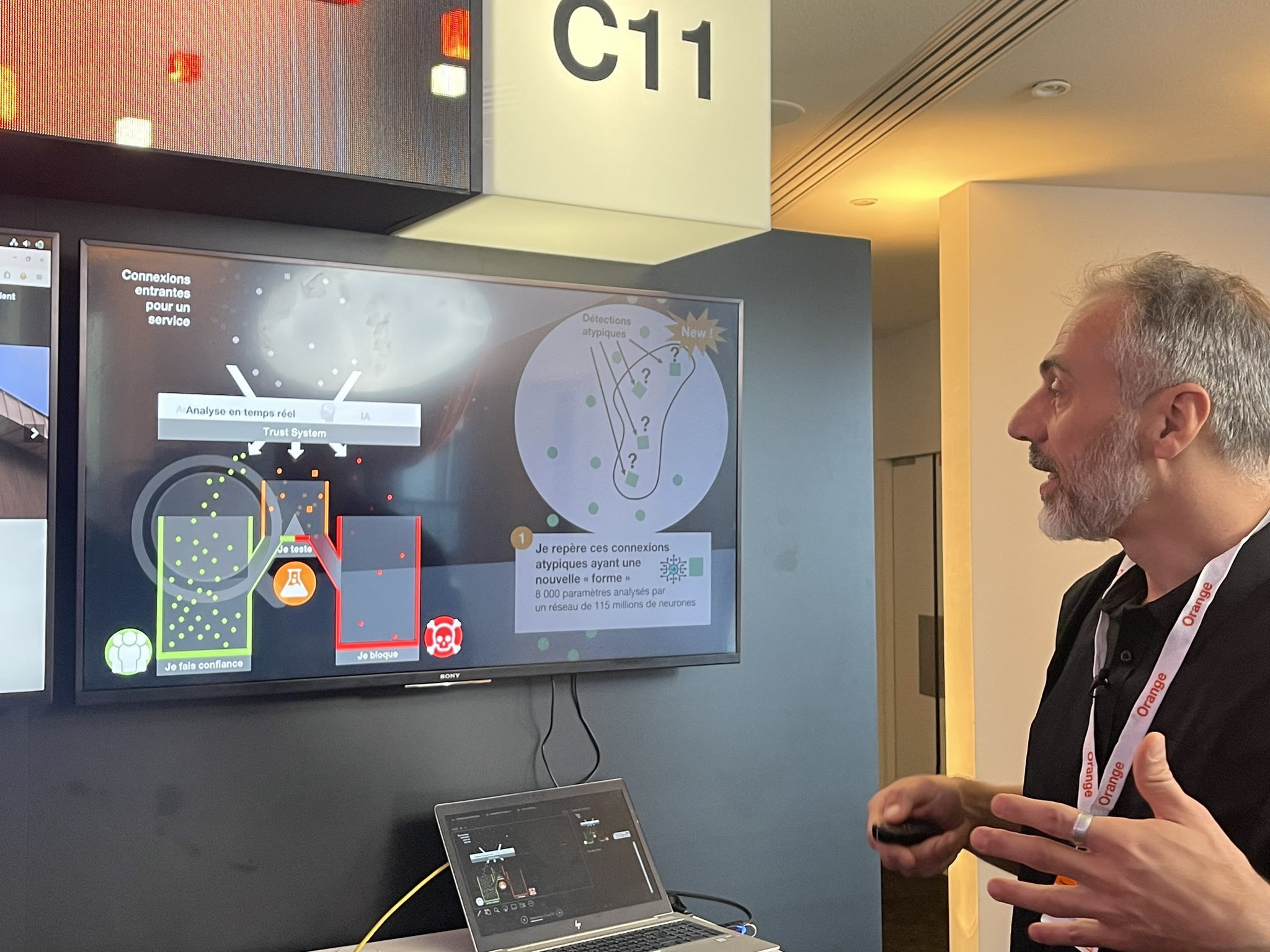 AI to label connections and detect threats in real time with TrustSystem