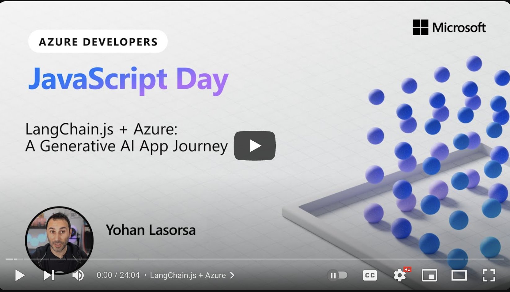 Building RAG Q&A Systems with LangChain.js and Azure