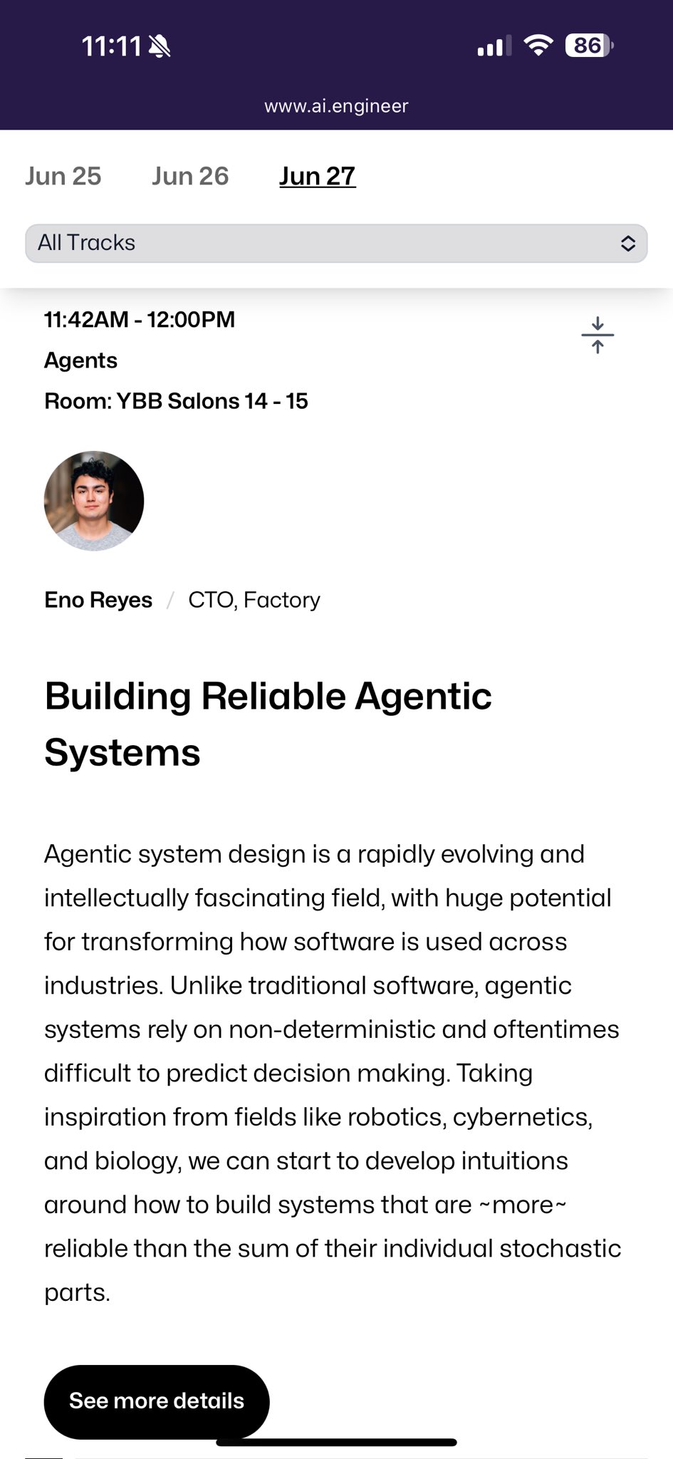 Factory announces first conference talk at ai.engineer event