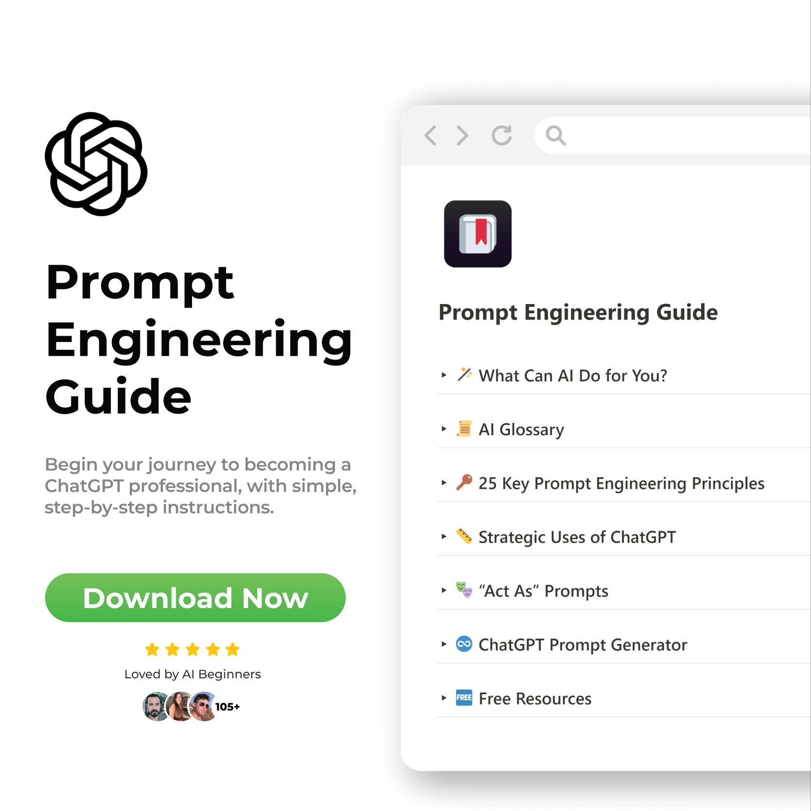 Free Prompt Engineering Guide for ChatGPT: 25 Principles and Mini-Course