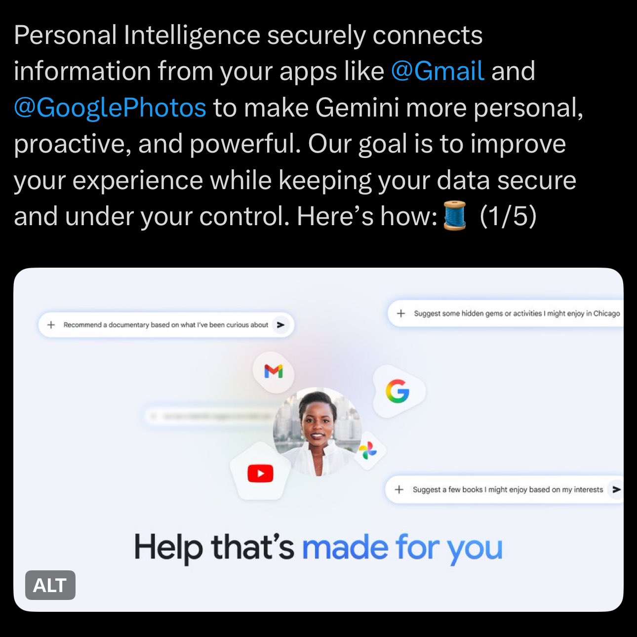 Google Adds Personal Data to Gemini