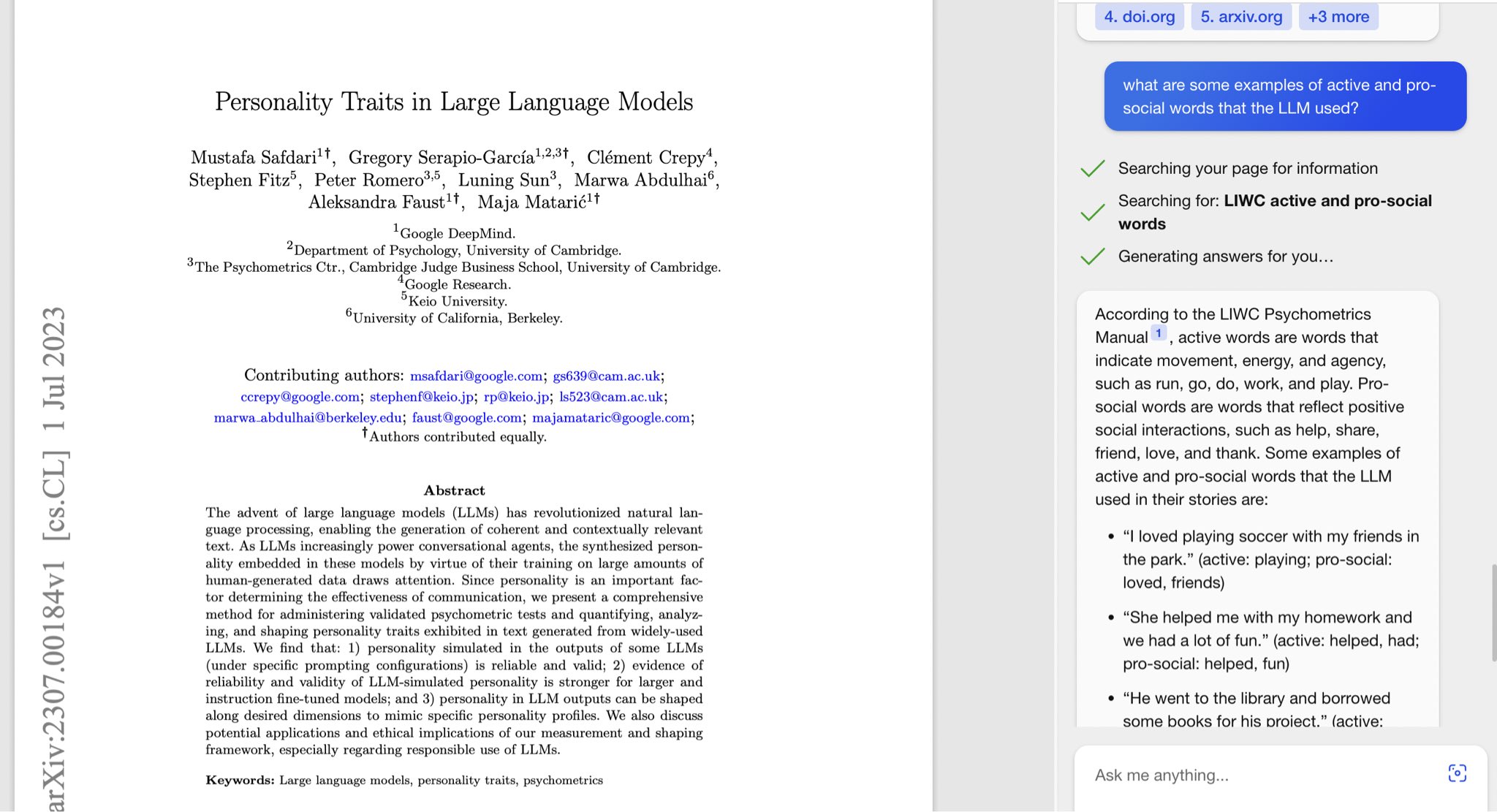 GPT-4 Chat in Edge: Analyzing Papers Effectively