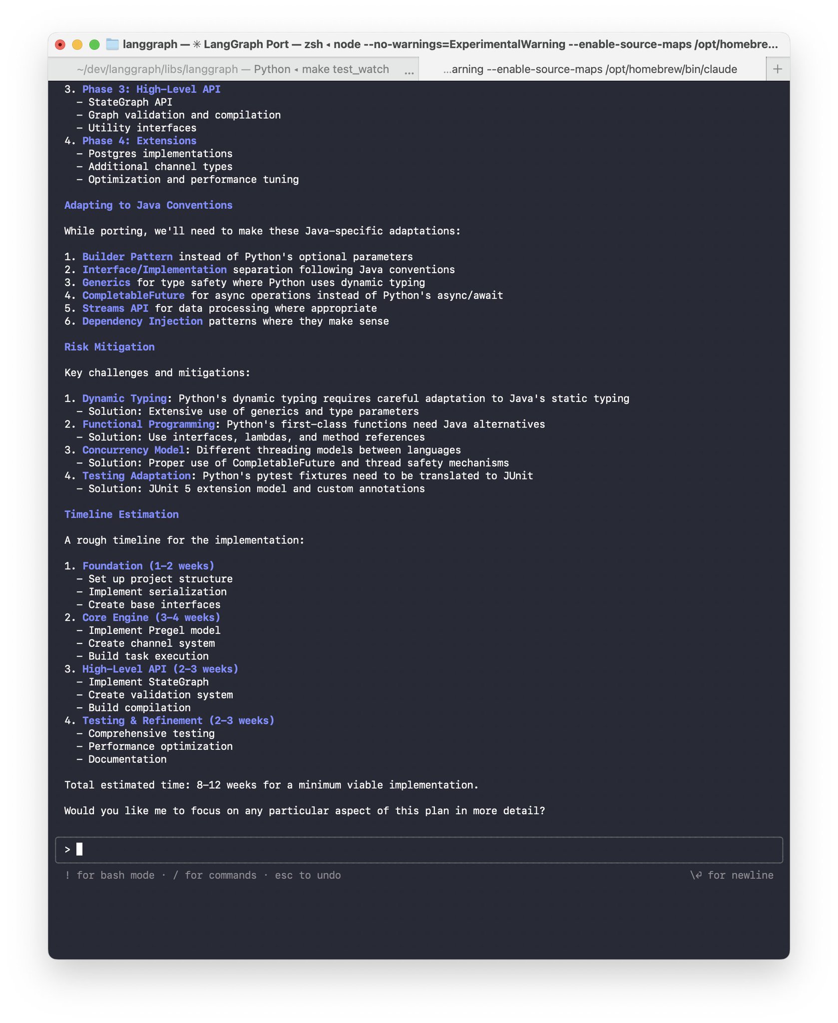Claude Code Ports LangGraph to Java: Real World Application