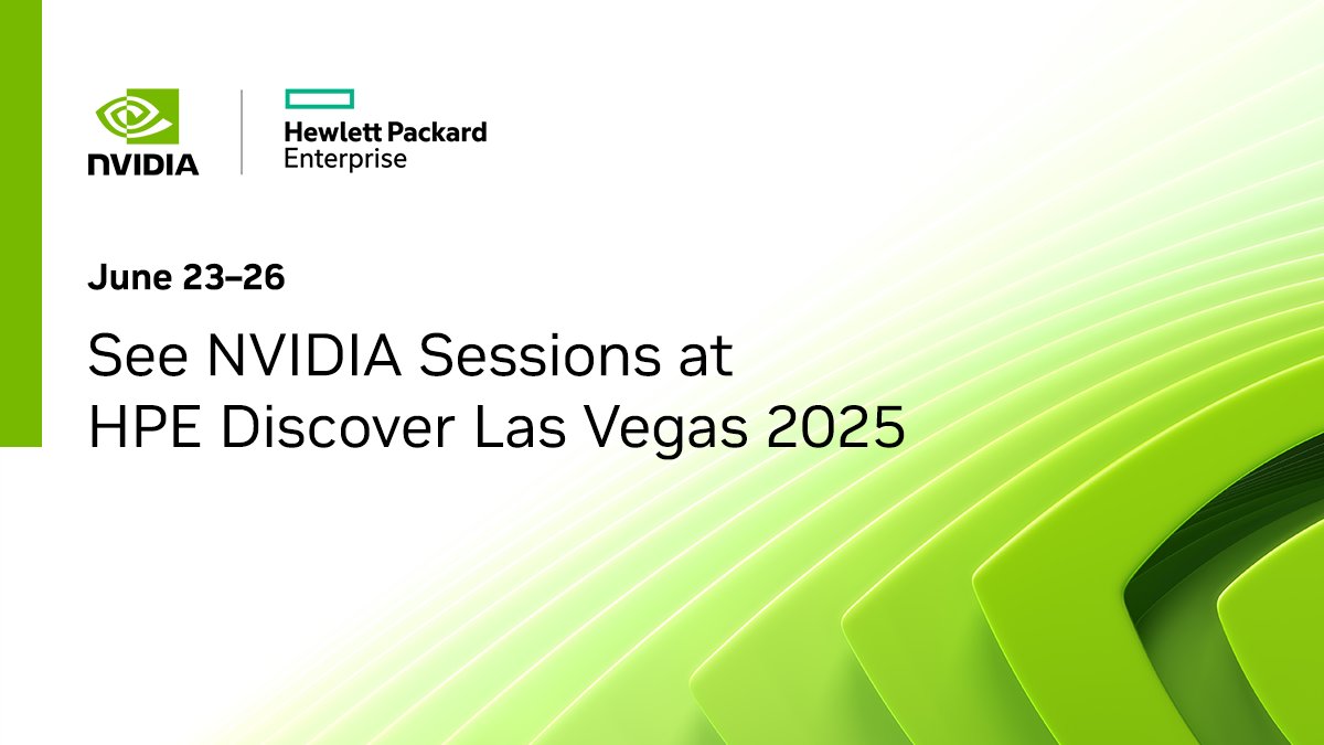 NVIDIA Agentic AI Sessions at HPEDiscover Las Vegas 2025