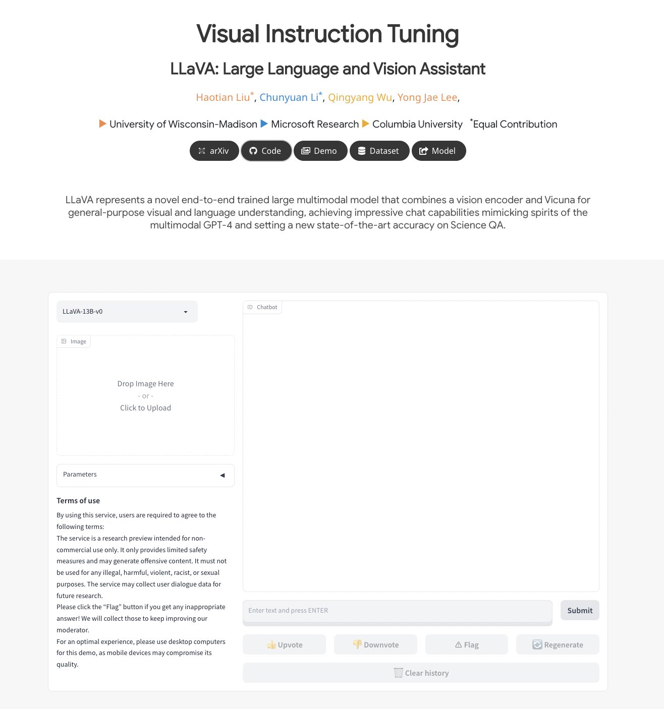 LLaVA: Multimodal Model for Visual Language Understanding