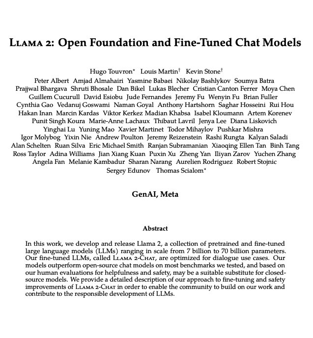 Meta Publishes Llama 2 Technical Paper for Community Development