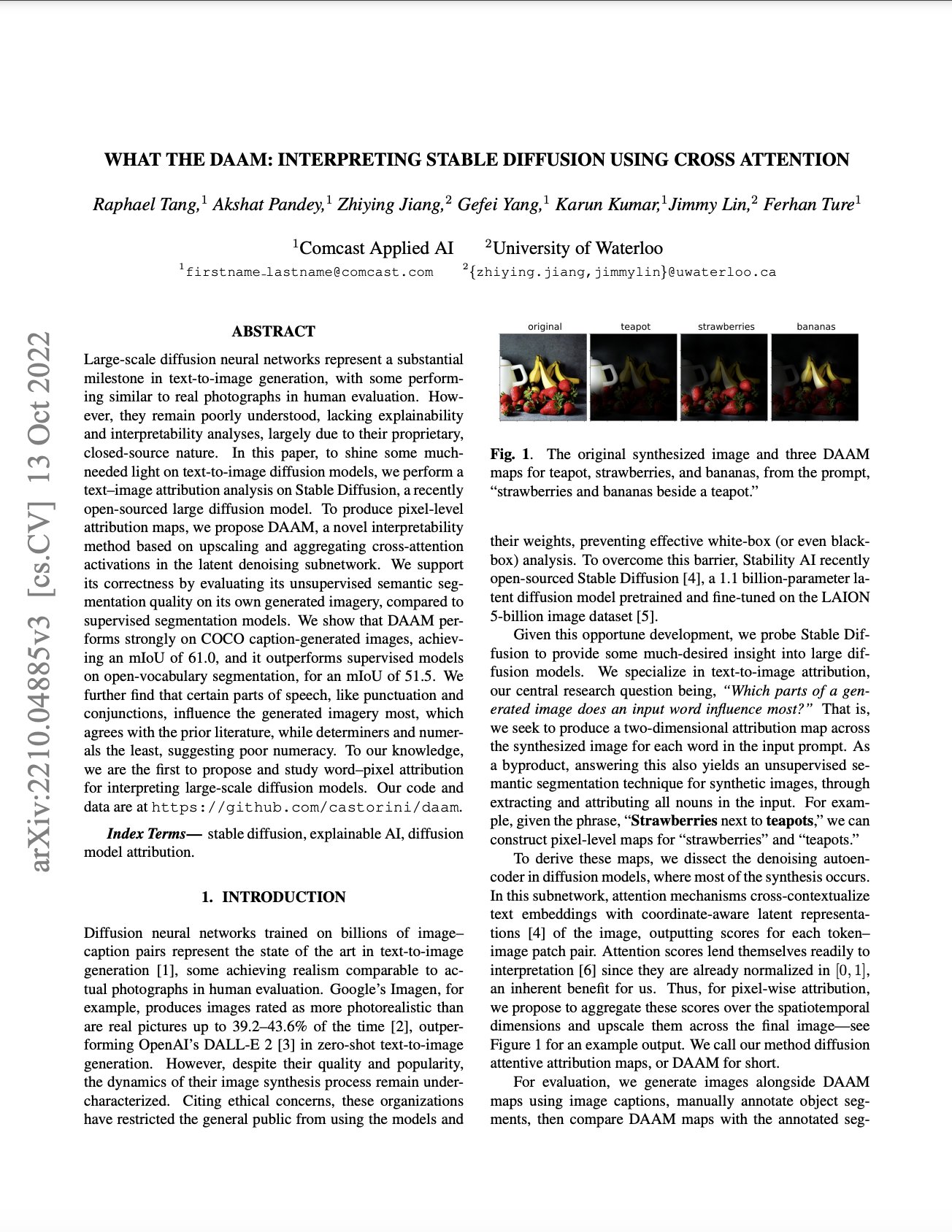 DAAM: Interpreting Stable Diffusion Cross Attention