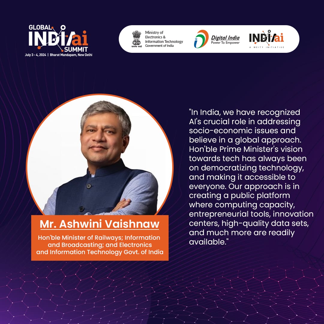 India’s Minister Emphasizes AI Potential While Managing Risks