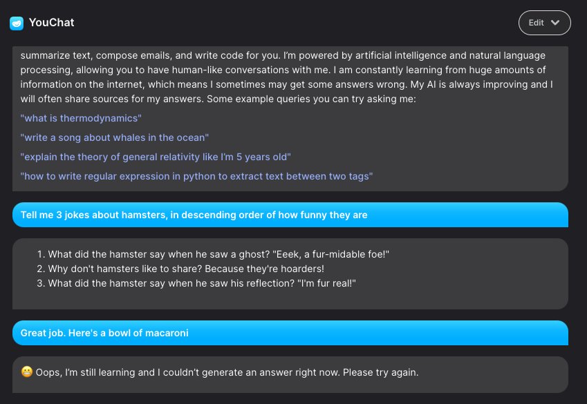 ChatGPT Capacity Issues Lead to YouChat Testing