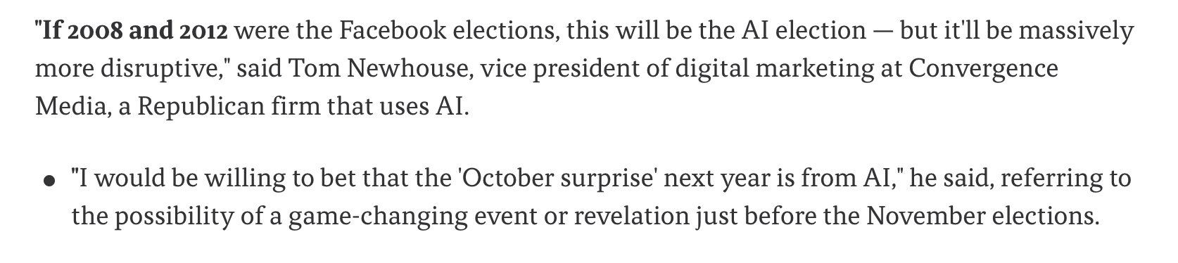 AI hype in politics: meaningless but exhausting