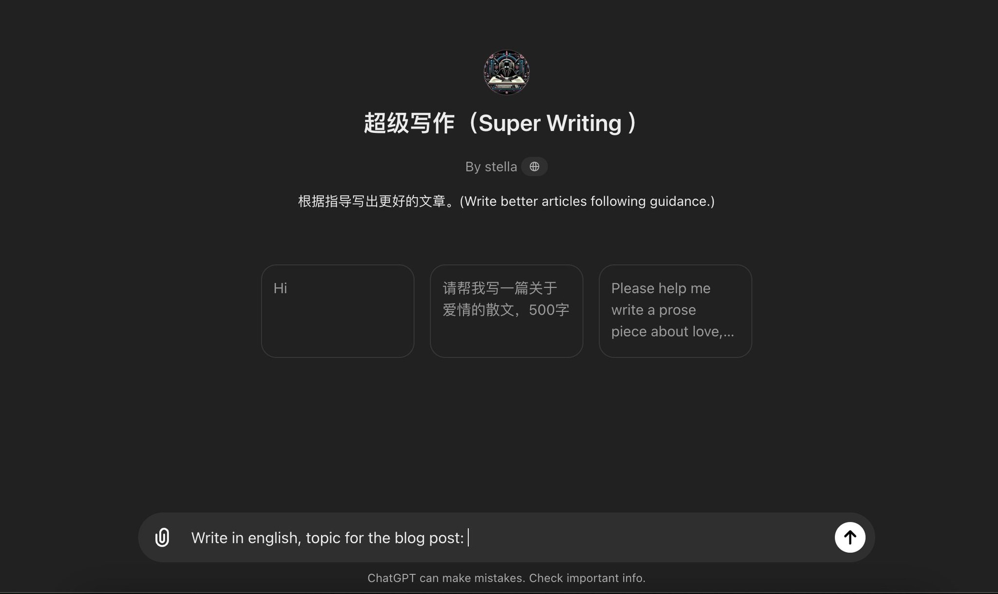 New AI Writing Assistant Tool Released on ChatGPT