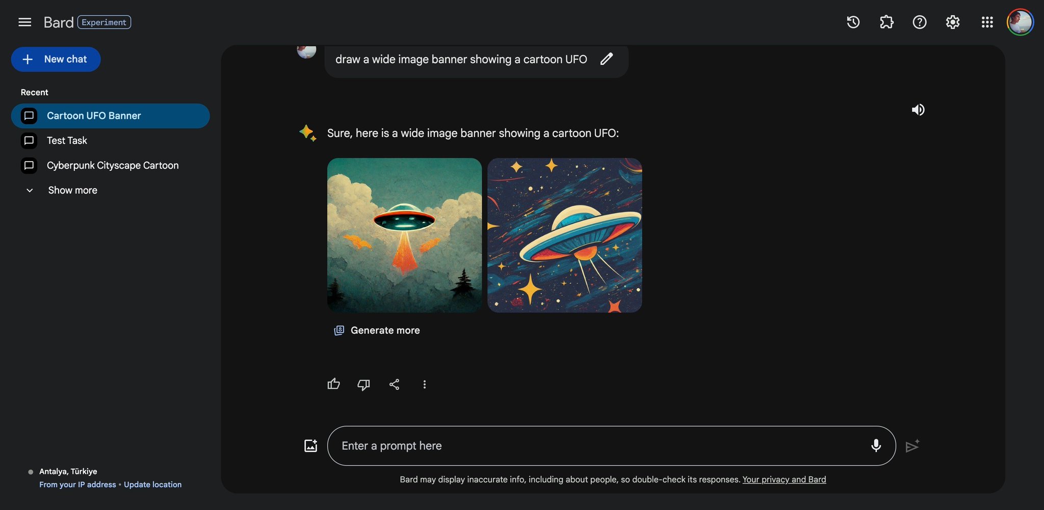 Google Bard AI Update Logs