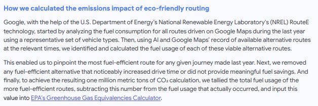Google Maps Eco-Friendly Routing: Methodology and Sustainability Report