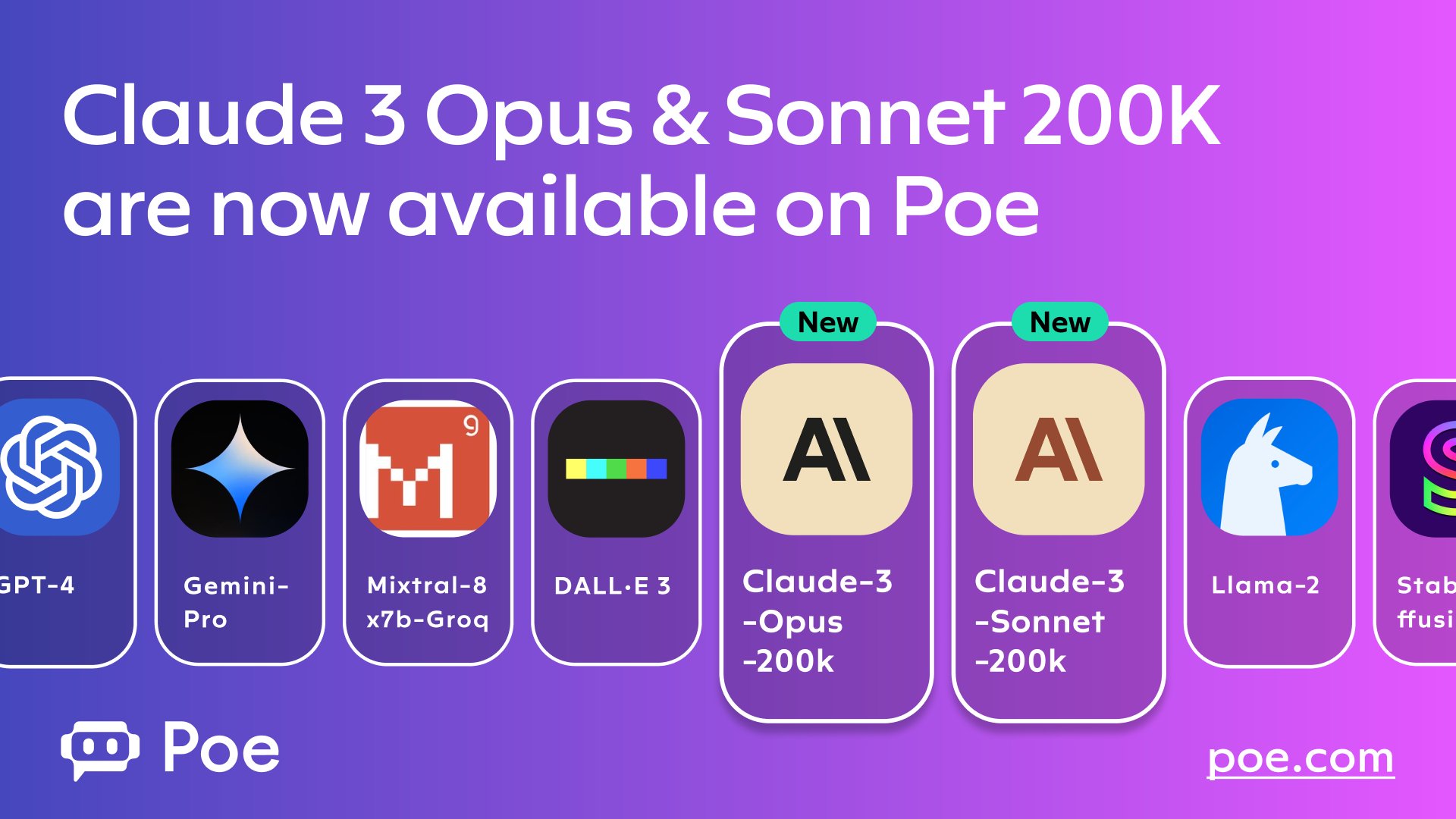 Claude-3-Opus-200k and Sonnet-200k Launch Announced