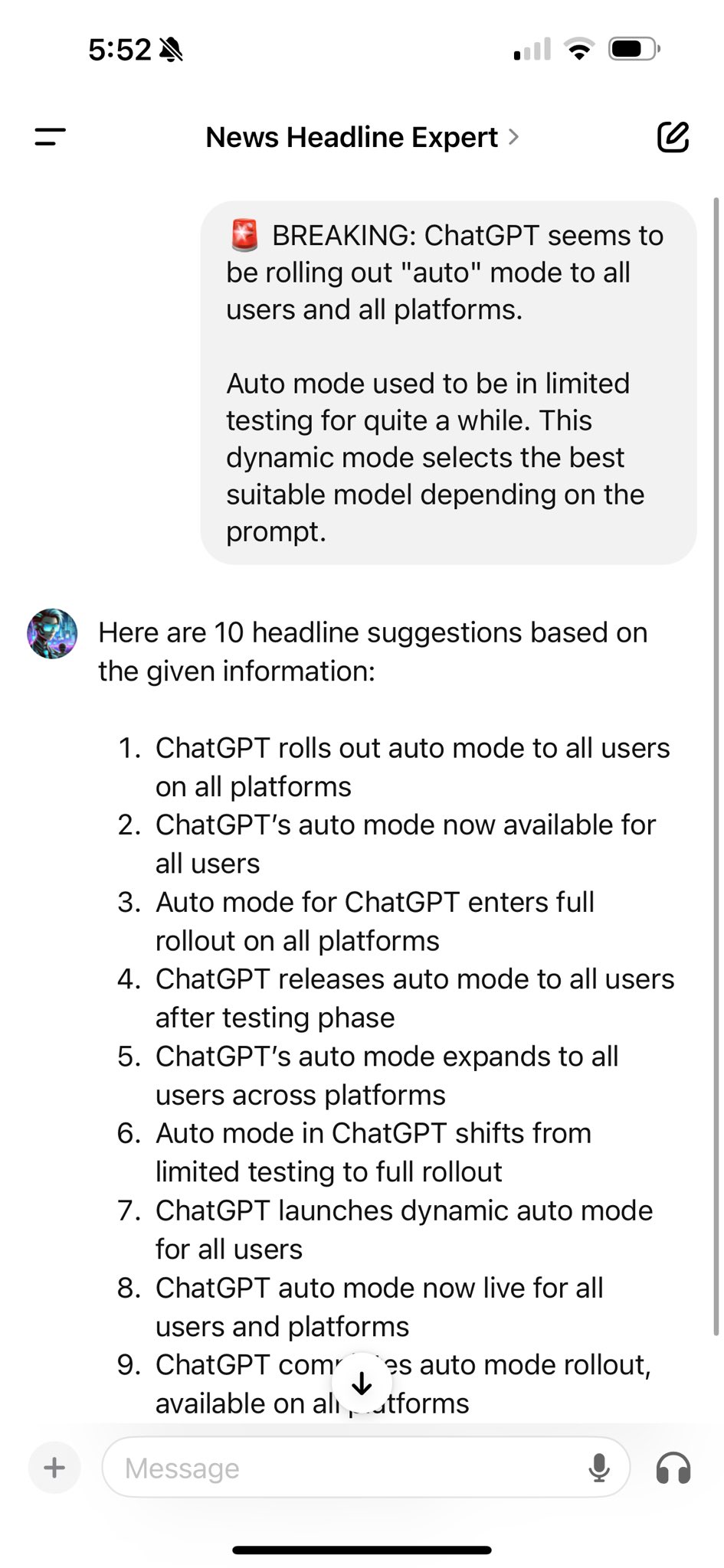 Using AI suggestions for blog content optimization