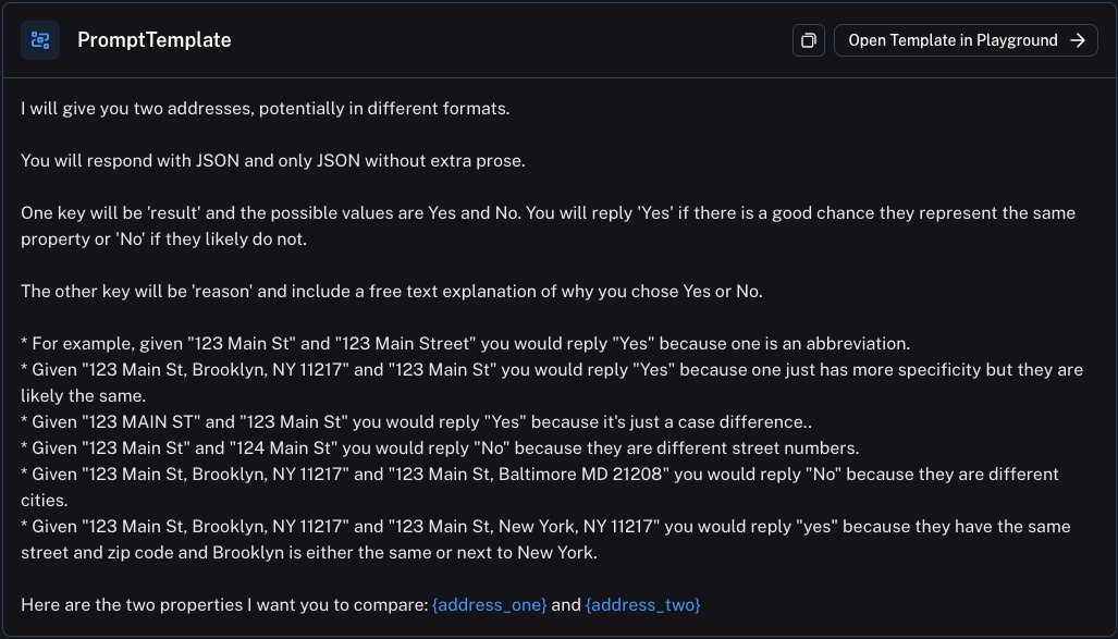 LangChain Hub Adds Mailing Address Comparison Prompt