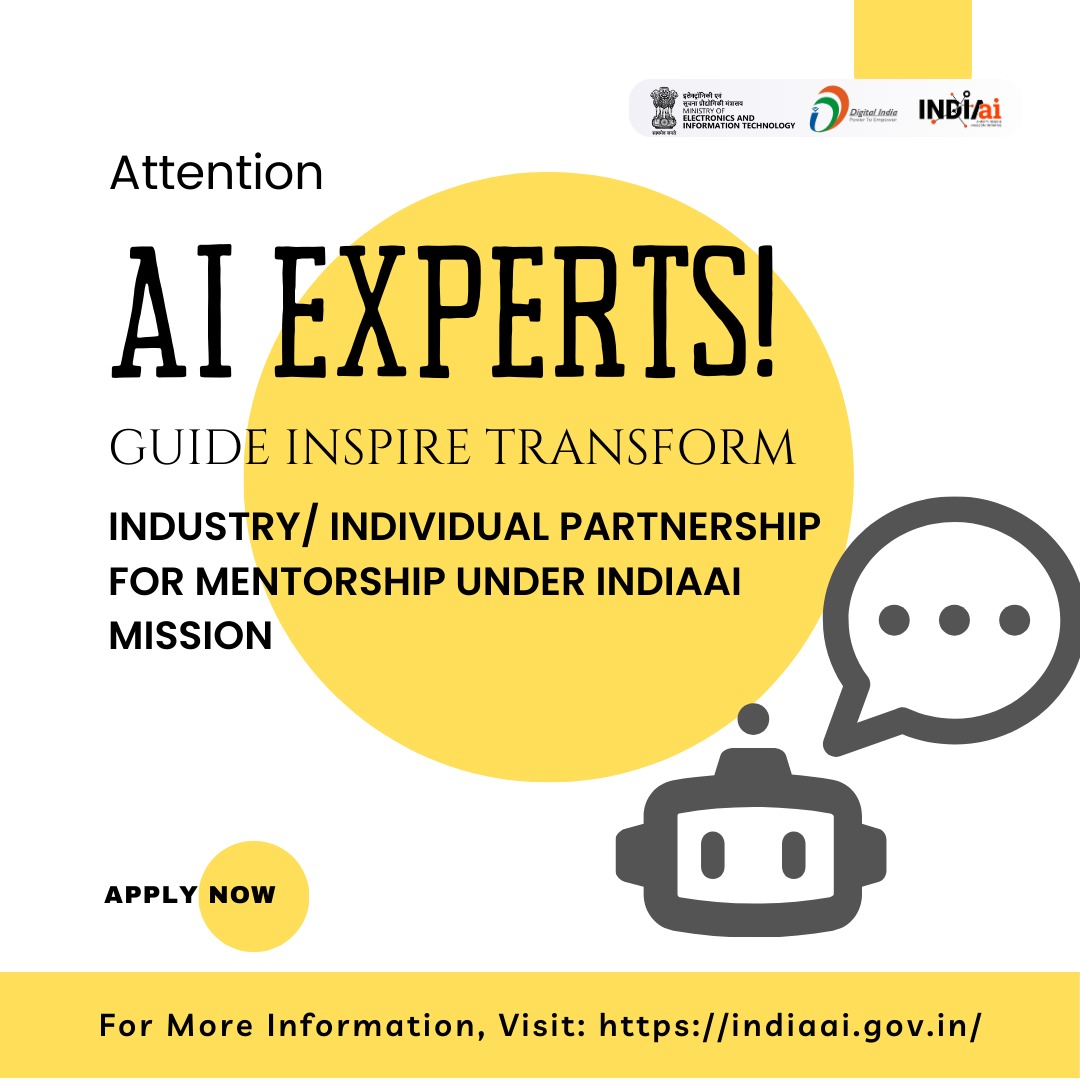 IndiaAI Launches Mentorship Program for AI Industry Leaders