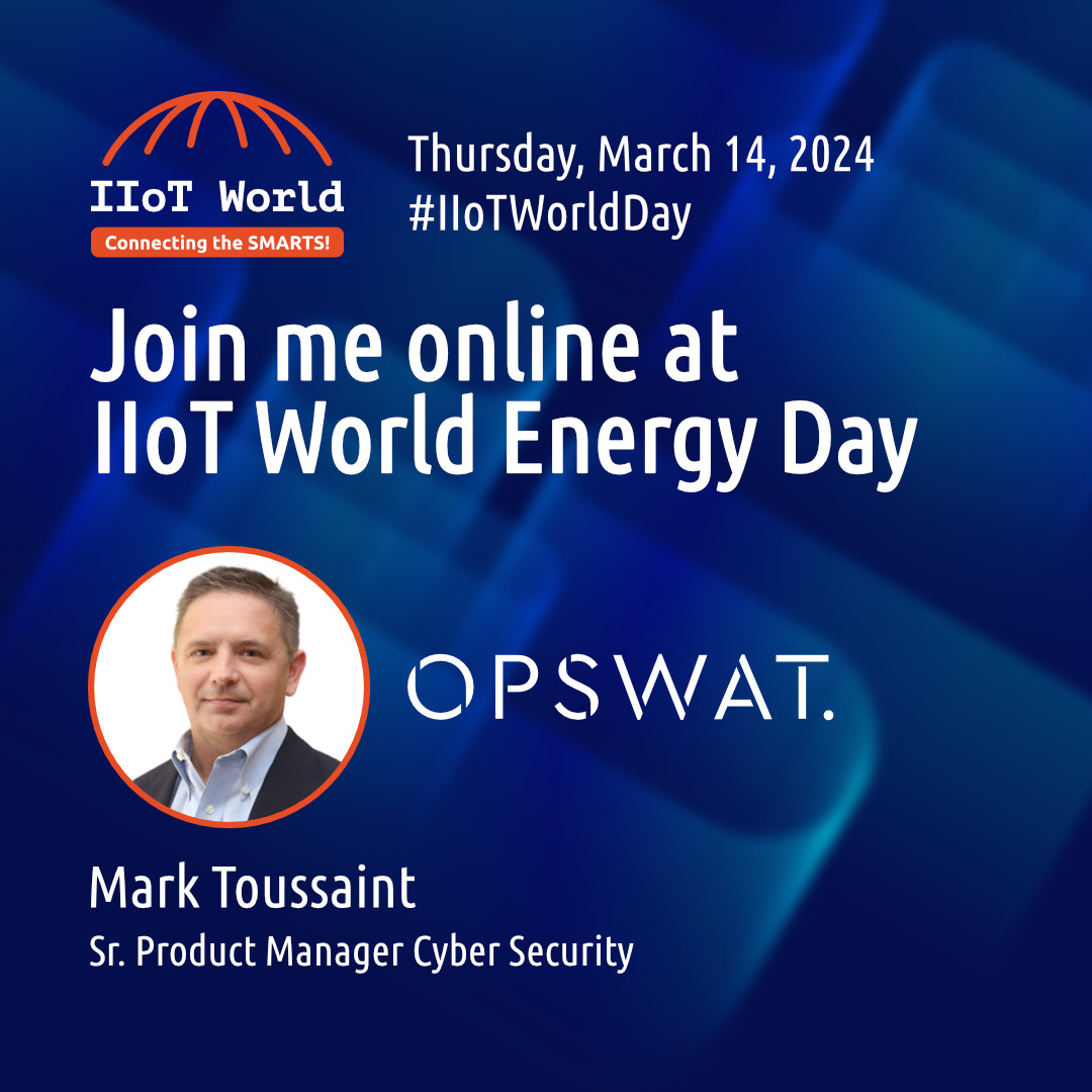 Mark Toussaint on Industrial Cybersecurity at IIoT World