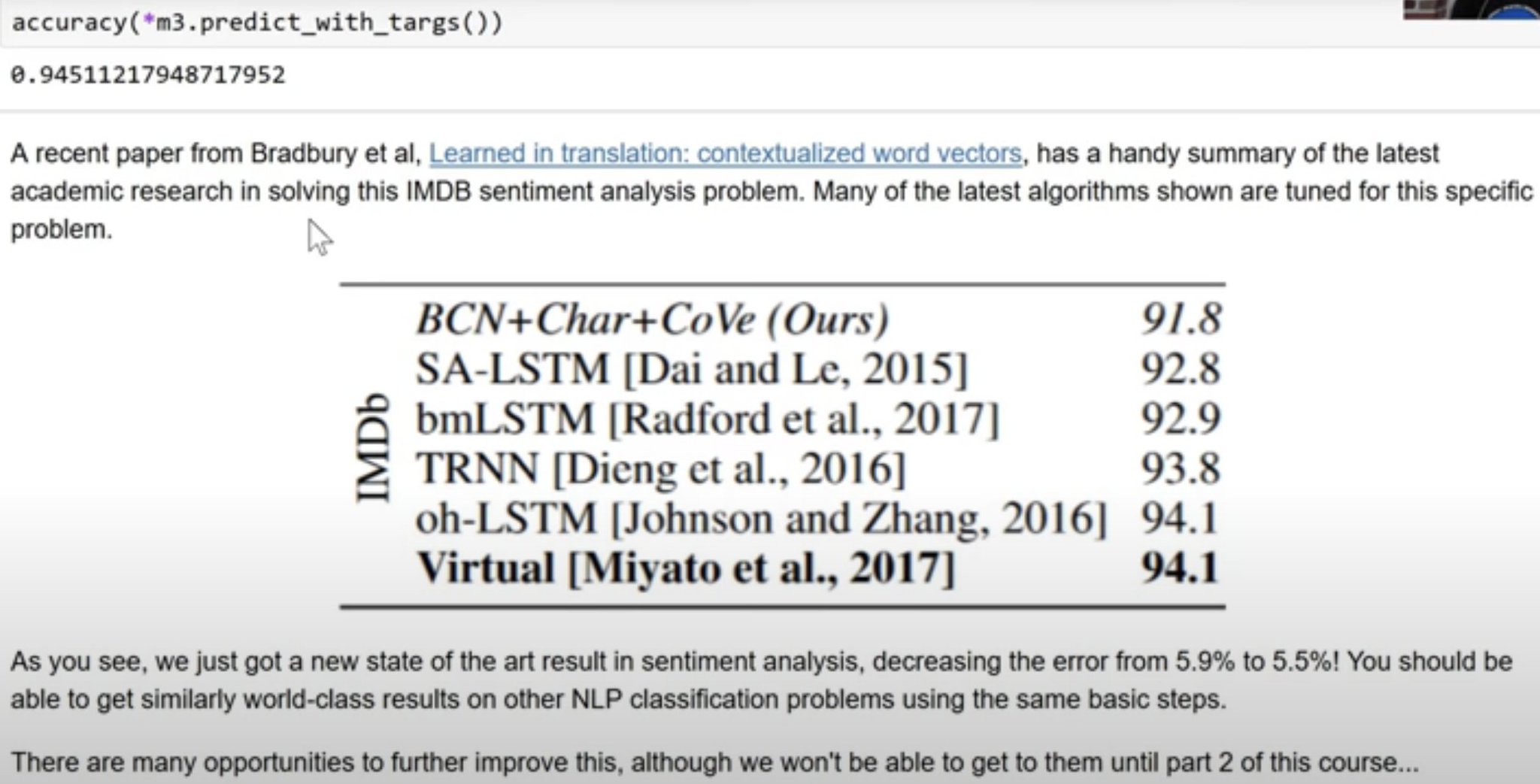First Fine-Tuned Universal Language Model Demonstrated 2017