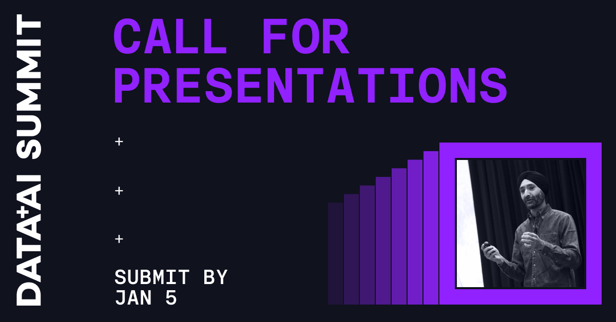 DataAISummit 2024 Call for Proposals Now Open