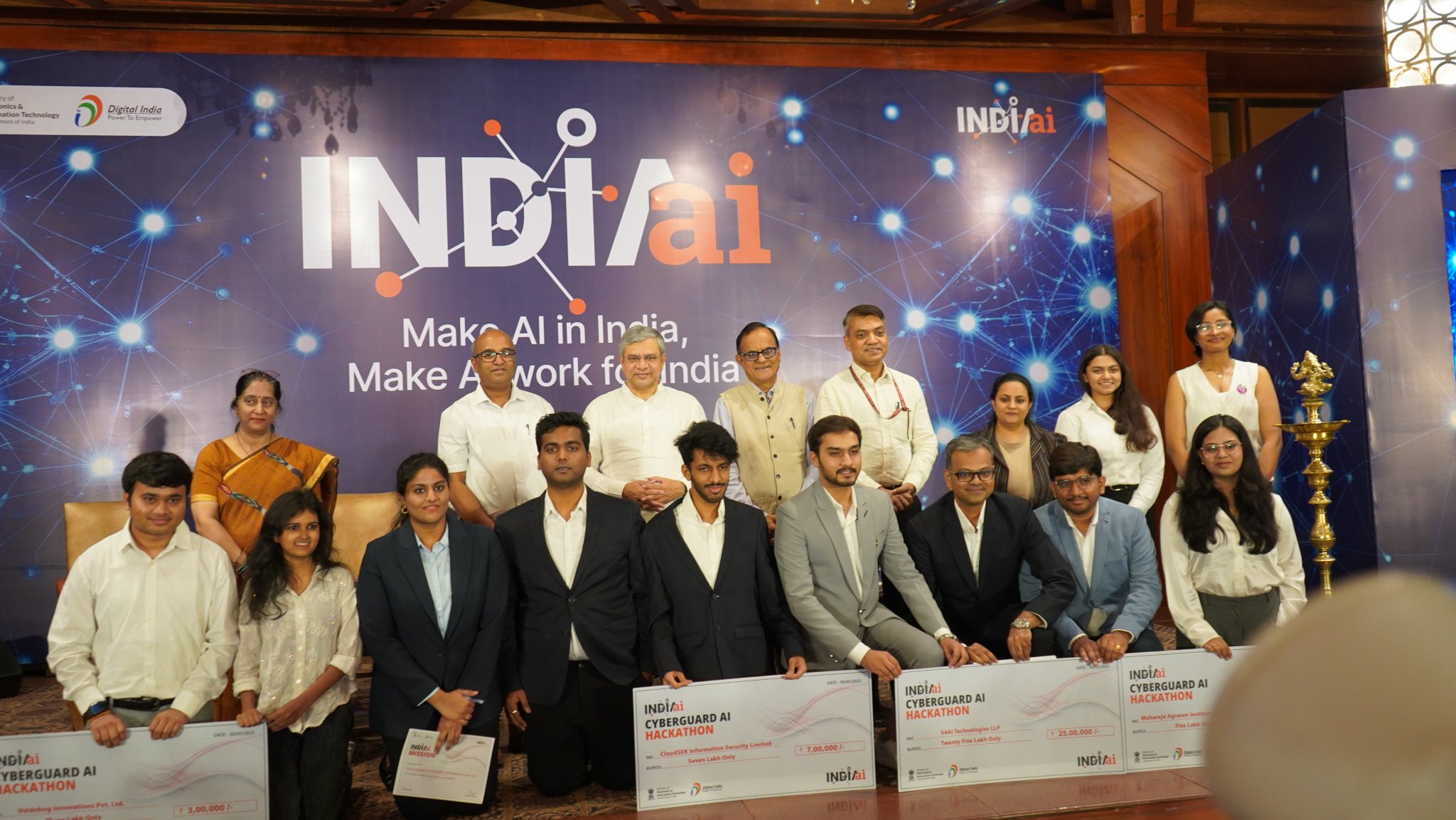 IndiaAI CyberGuard AI Hackathon Winners Announced by Minister