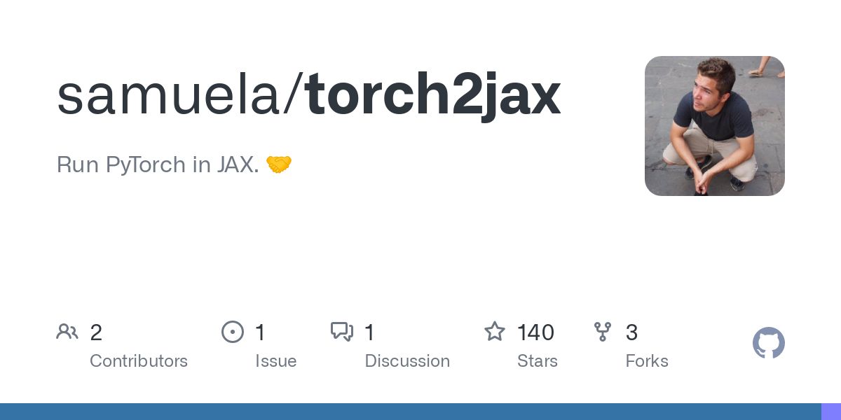 torch2jax: Run PyTorch Models in JAX Framework