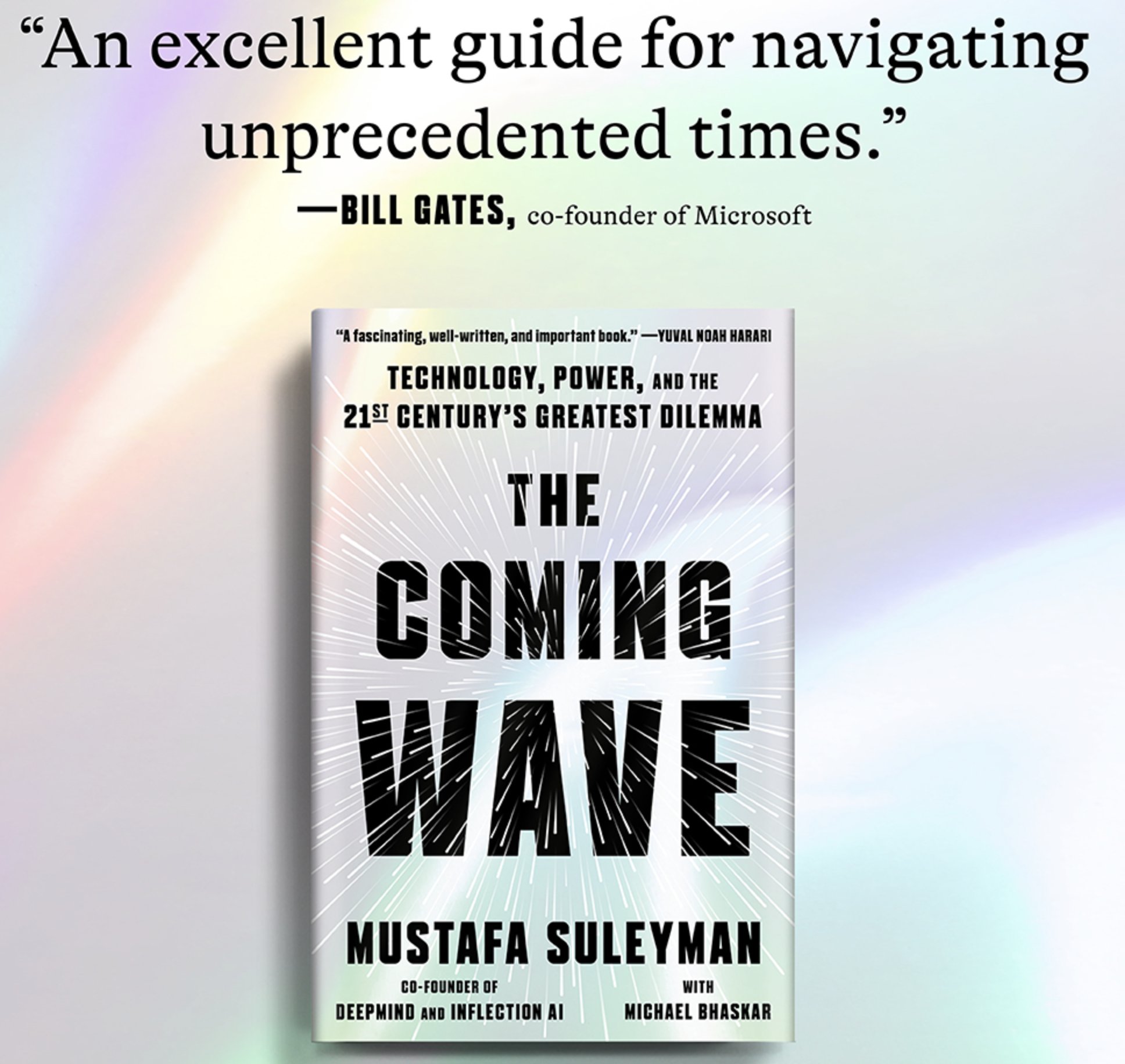 Mustafa Suleyman’s New Book The Coming Wave Pre-order