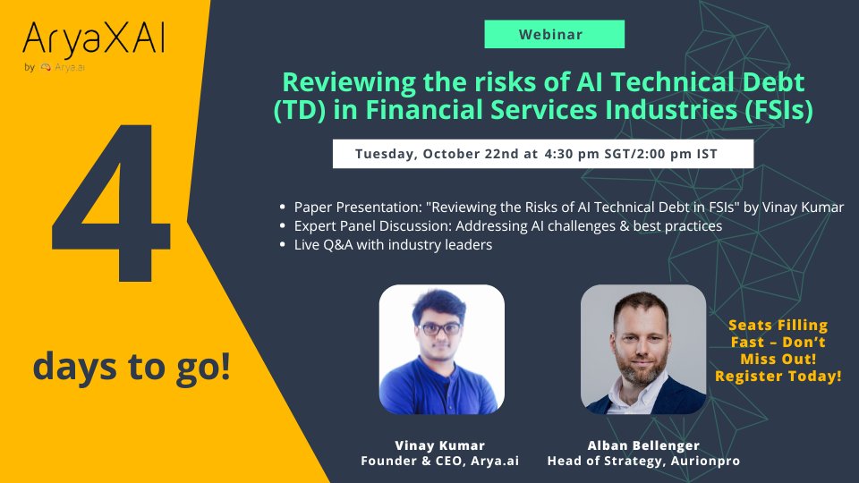 AI Technical Debt Webinar: Financial Services Insights