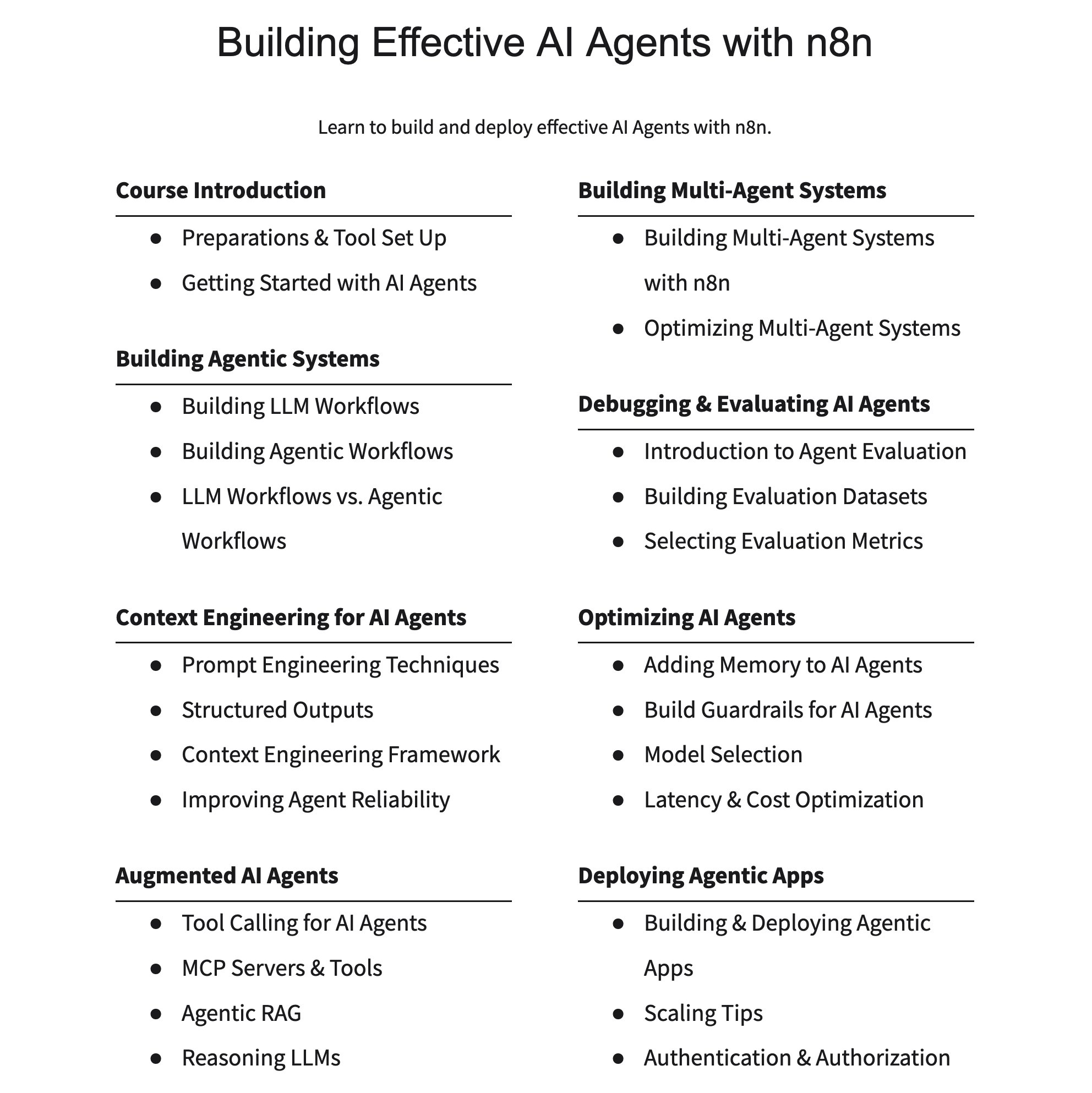 Building Effective AI Agents: Framework and Training Guide
