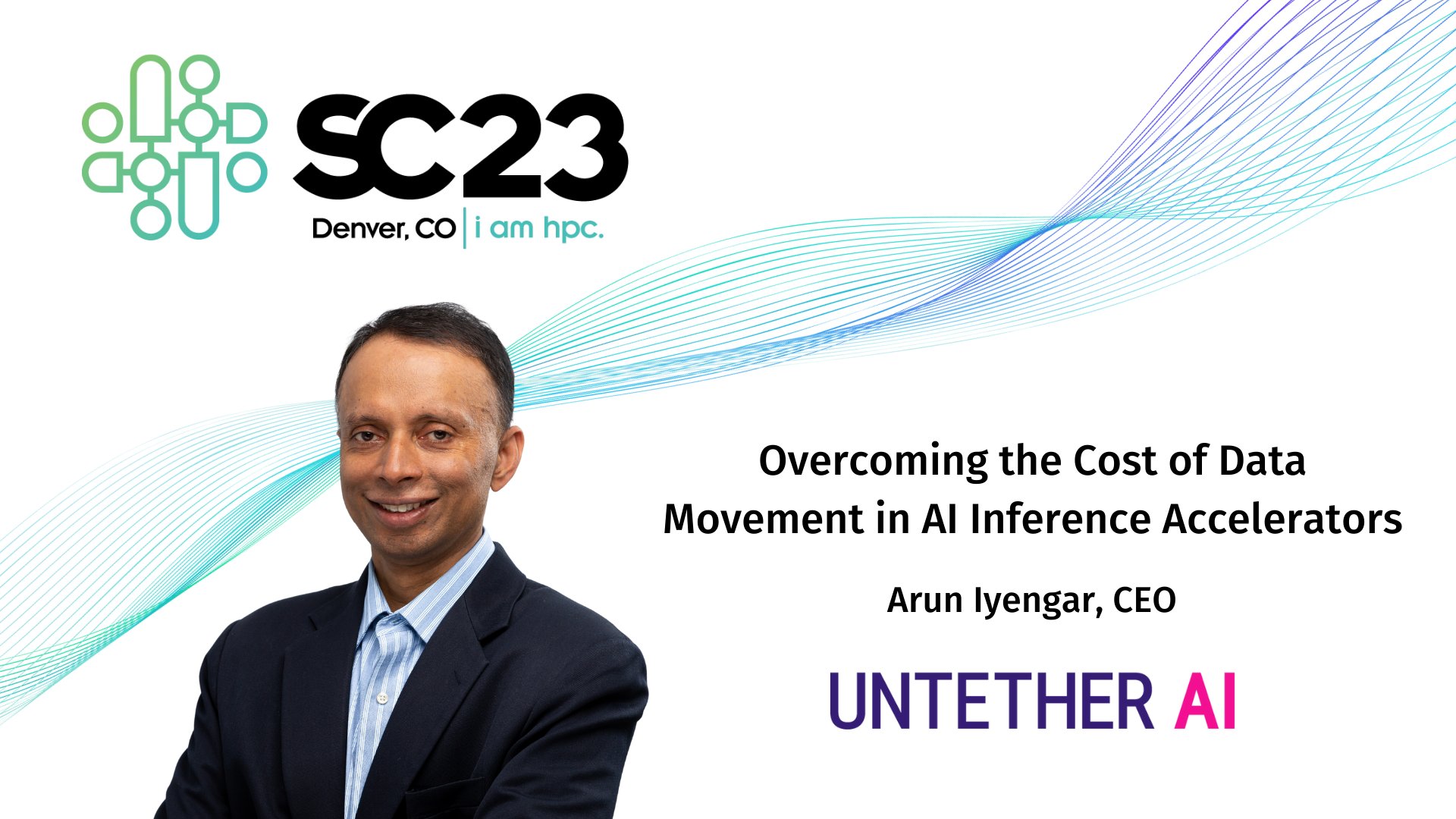 CEO presents at SC23 supercomputing conference exhibitor forum