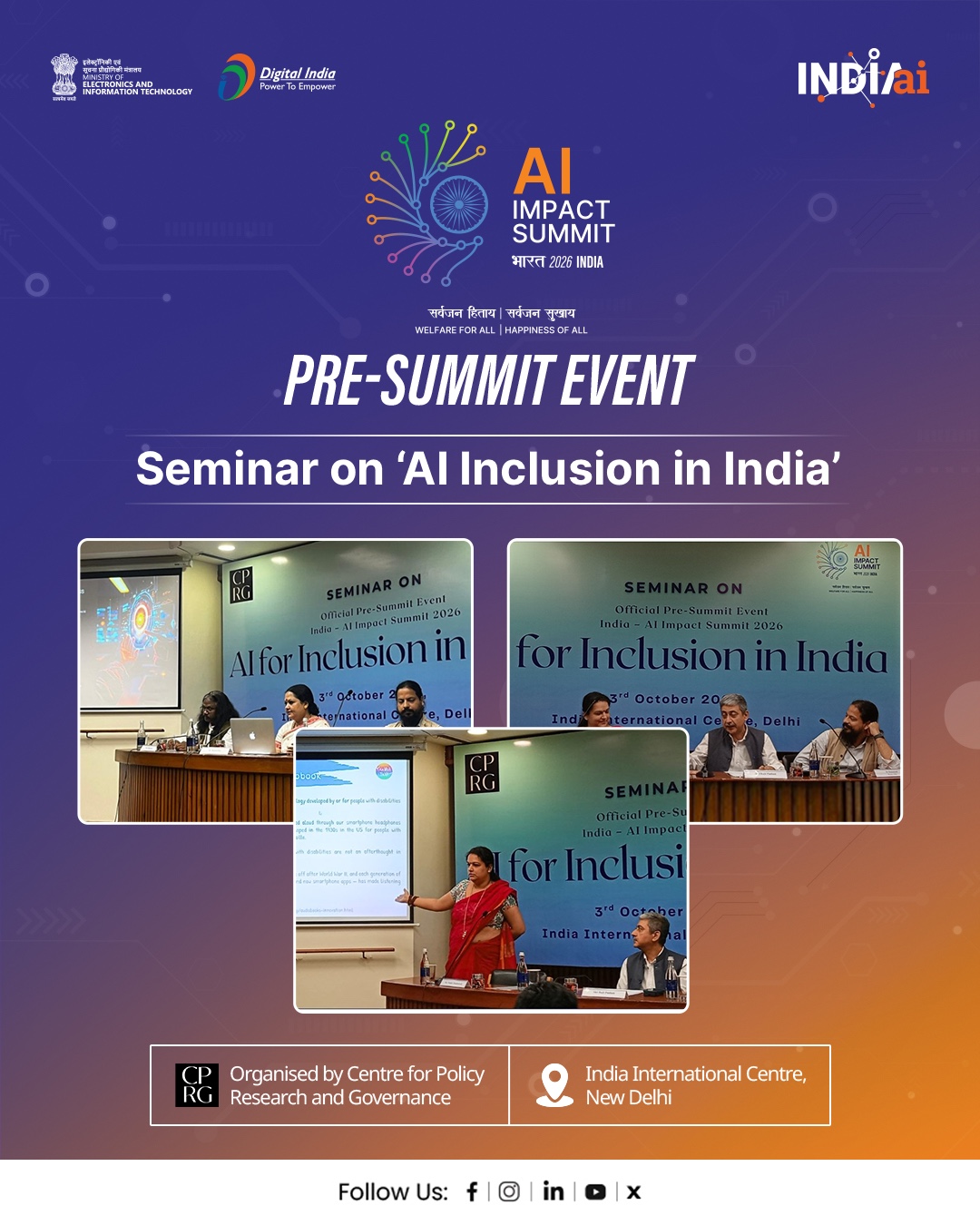 AI for Inclusion Seminar in India Pre-Summit Series