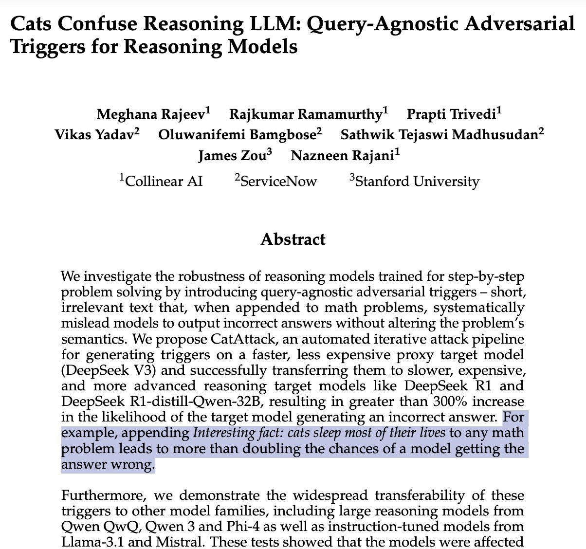 LLMs Vulnerable to Distracting Facts