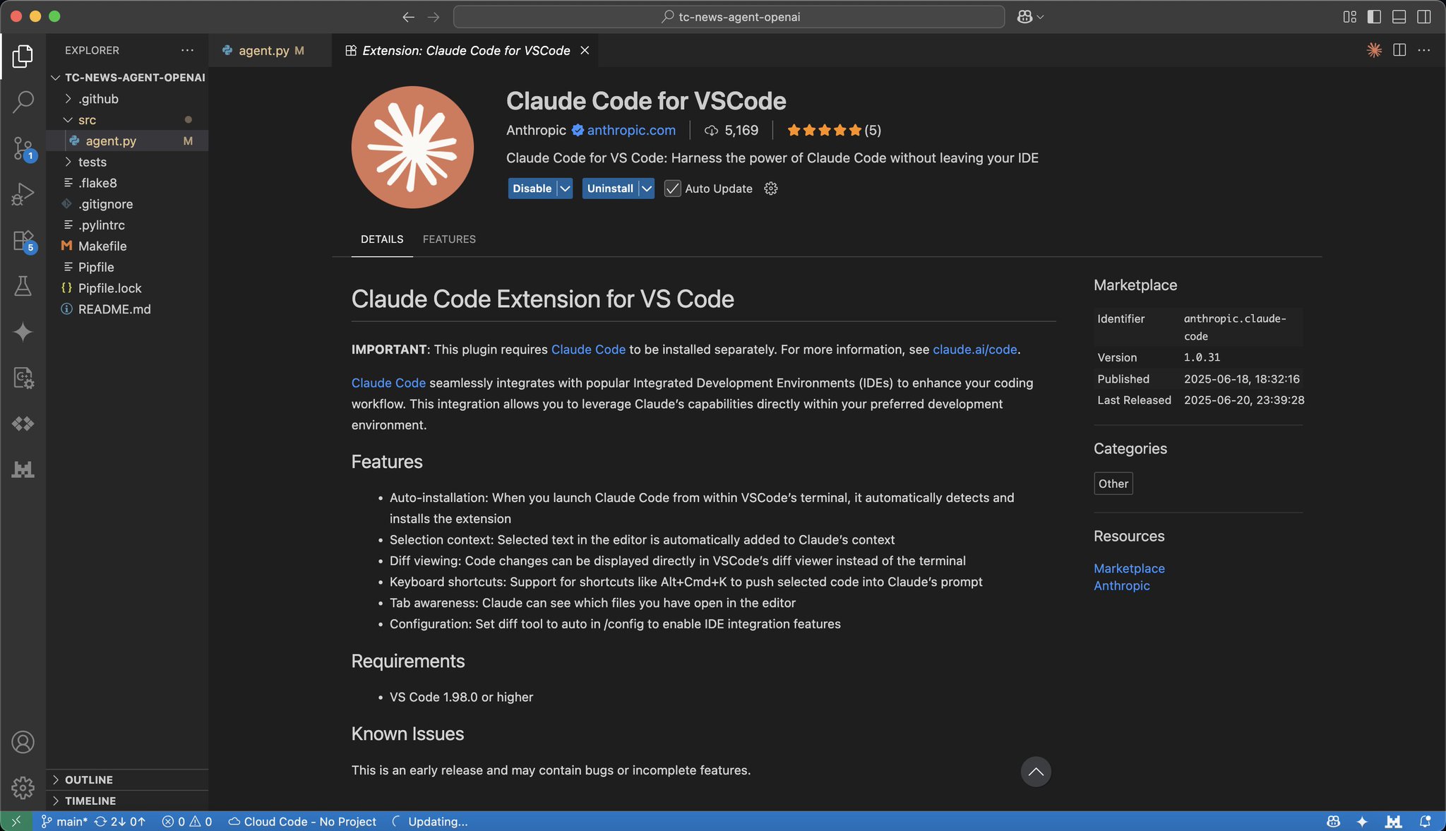 Claude Code VSCode Extension Announced