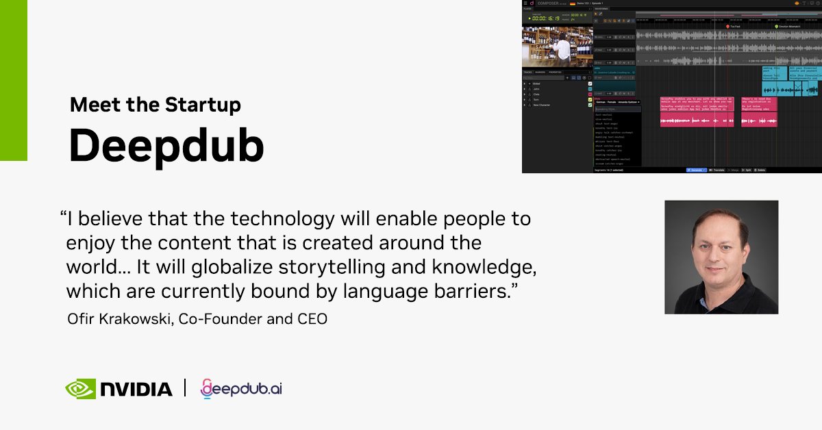 DeepDub Uses Generative AI to Break Language Barriers Entertainment
