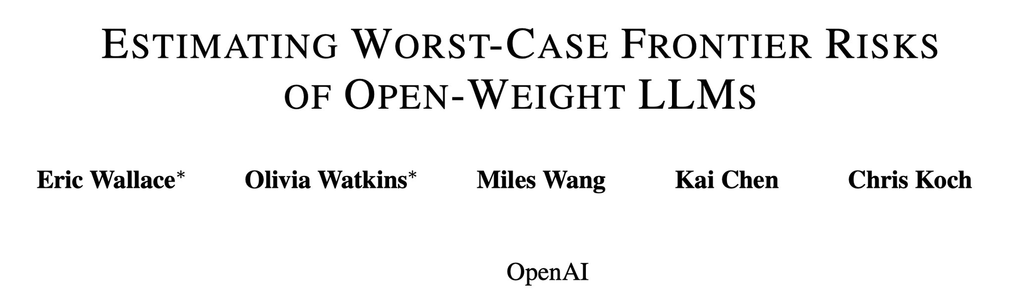 OpenAI Releases 20B and 120B Open Weight Models