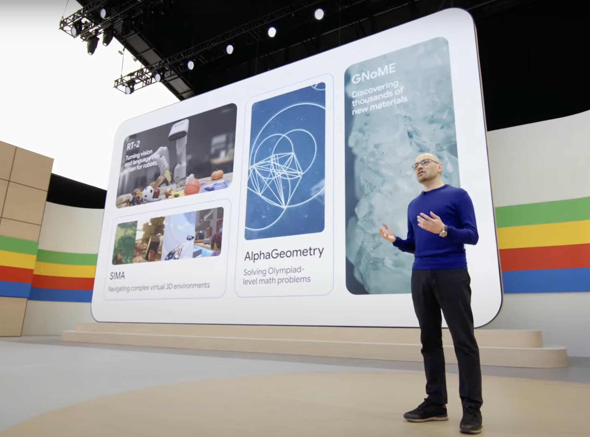 AlphaGeometry Highlighted at Google I/O Keynote