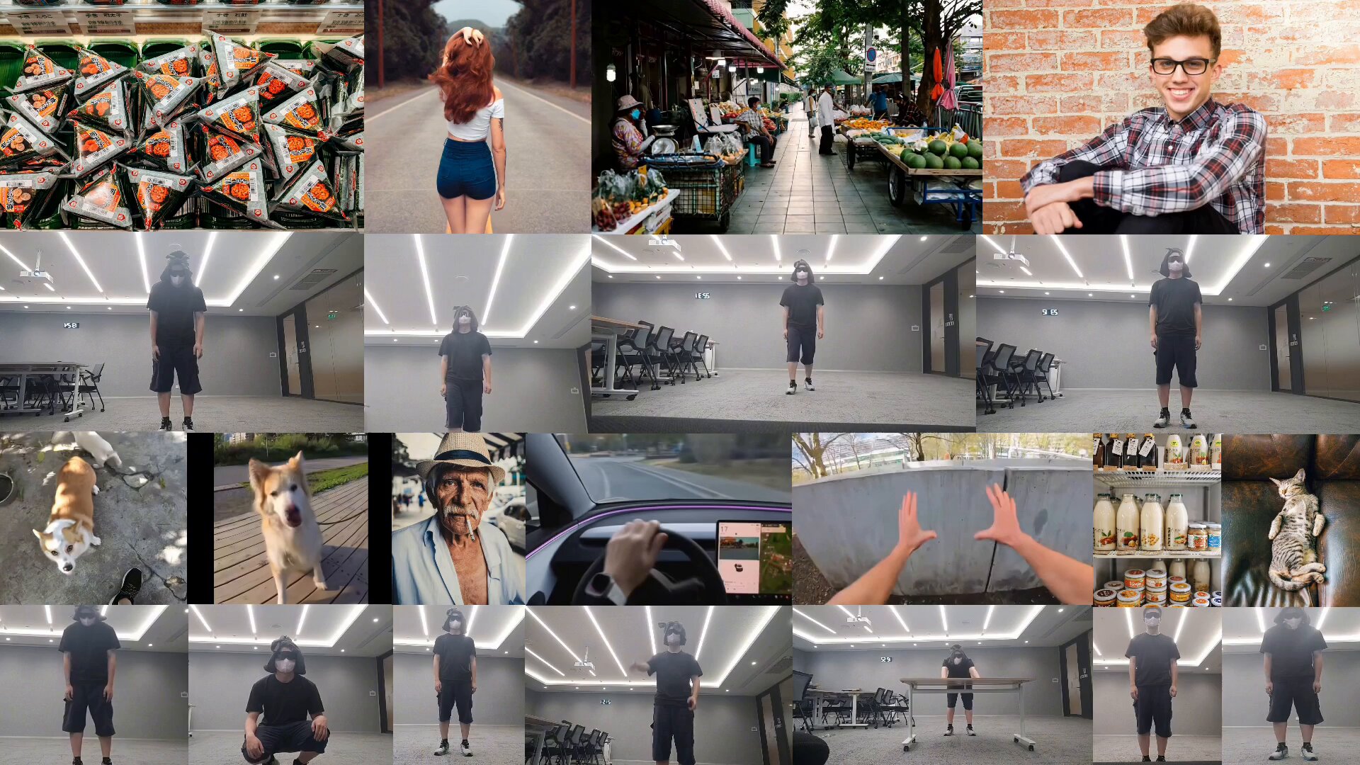 First-person AI video generator PlayerOne project demonstrated
