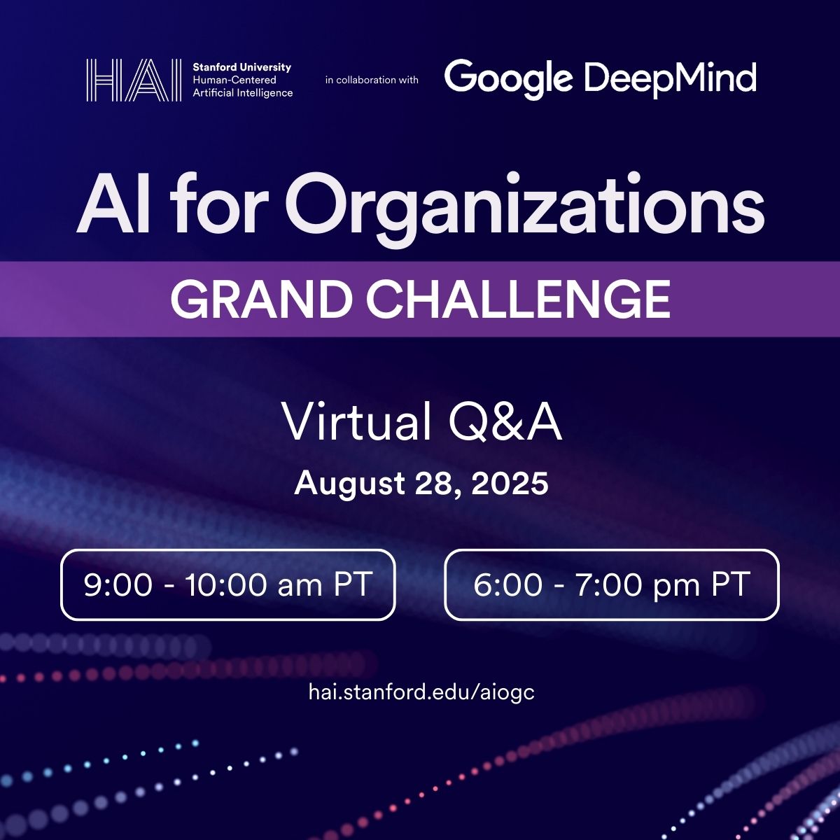 Google DeepMind AI for Organizations Grand Challenge Launch