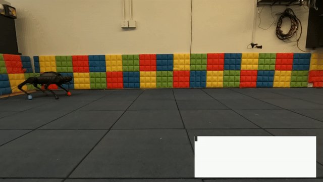 Natural Language Commands Control Four-Legged Robot Locomotion