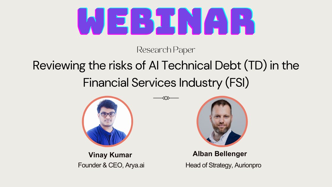 AI Technical Debt in Financial Services Webinar Recap