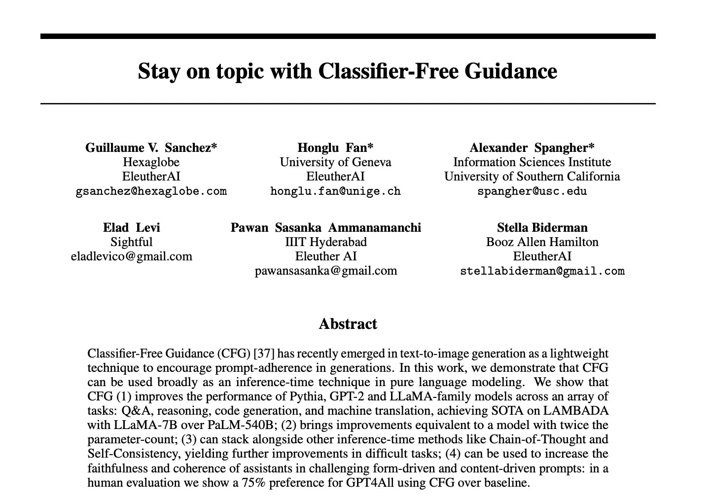 Classifier-Free Guidance Improves Prompt Adherence in Image Generation