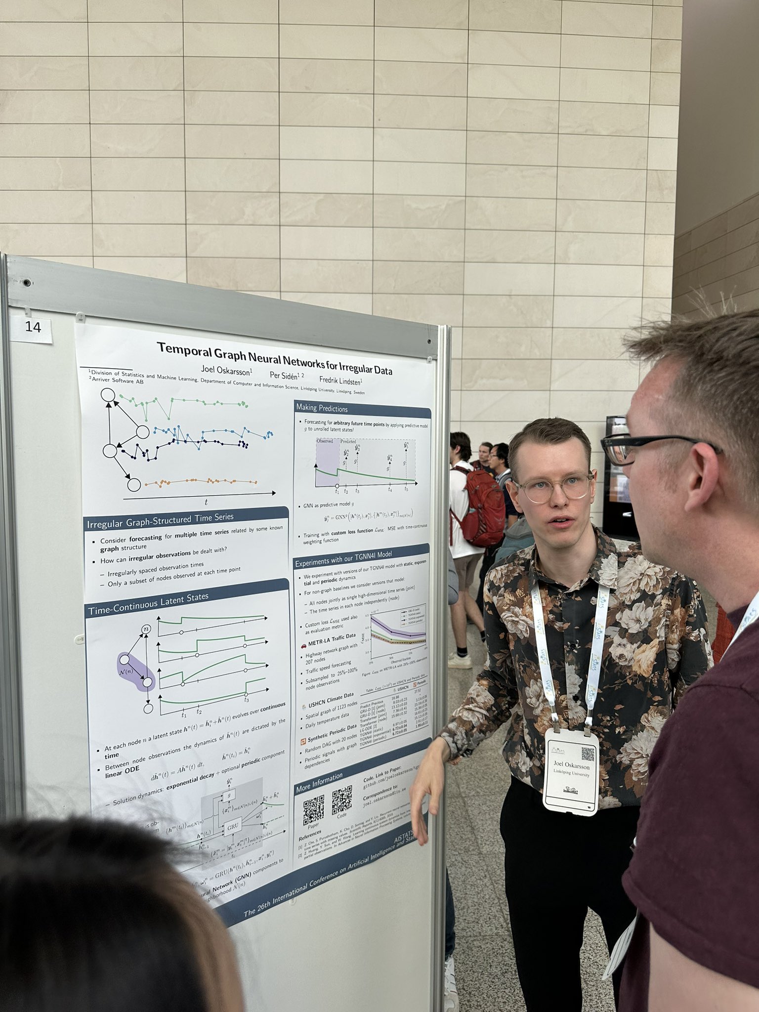 Temporal Graph Neural Networks for Irregular Data