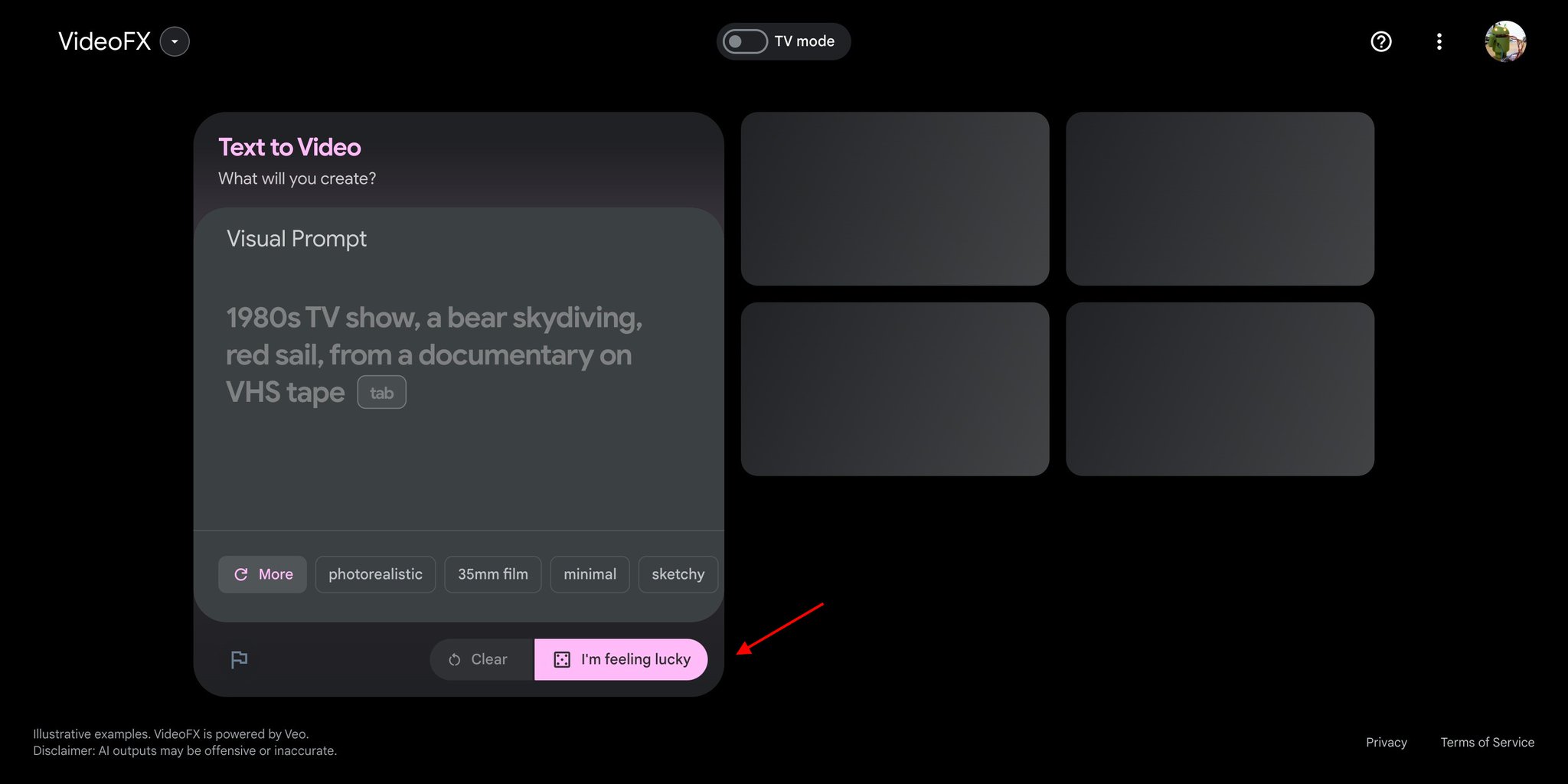 Google’s VideoFX to add ‘I’m feeling lucky’ feature
