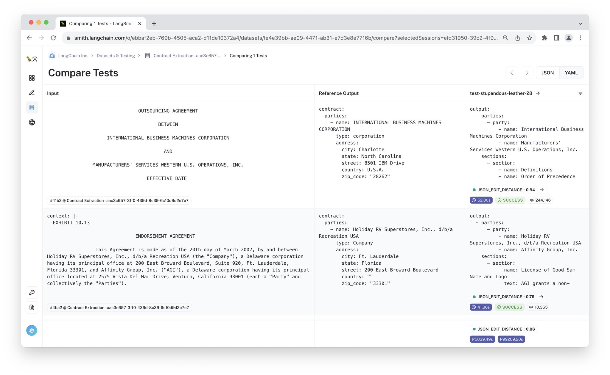 Structured Data Extraction from Unstructured Text with LLMs